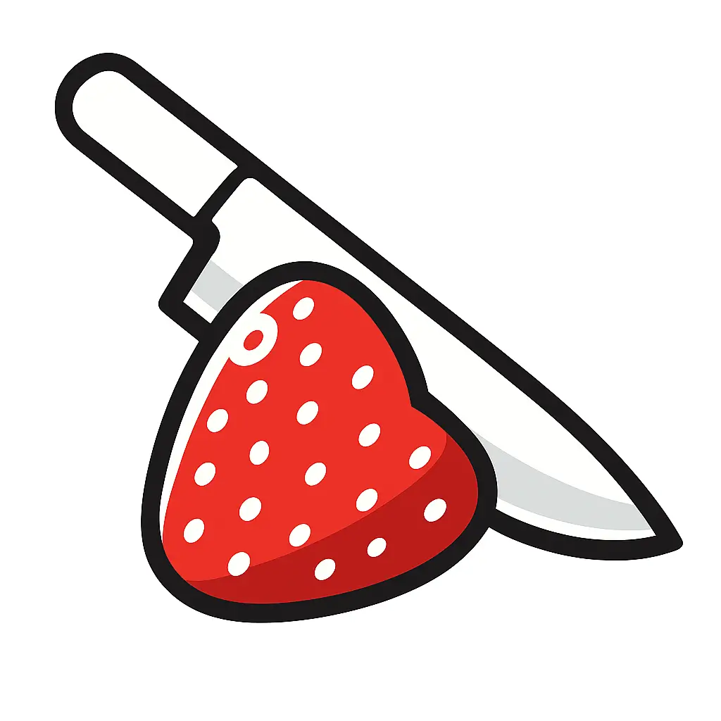 Glass Fruit Cutting